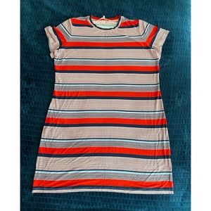 Rachel Roy Striped T-shirt Dress 1X